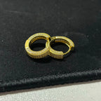 D Color Full Moissanite Hoop Earrings For Women.