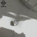 Rinntin Moissanite Diamond Heart Pendant 1-4CT