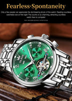 Olevs Automatische mechanische Uhr für Herren Datum