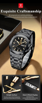 Poedagar Top Trendy Men's Watches Waterproof Lumin.