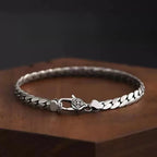 S925 Sterling Silver Fashion Simple Elegant Cuban