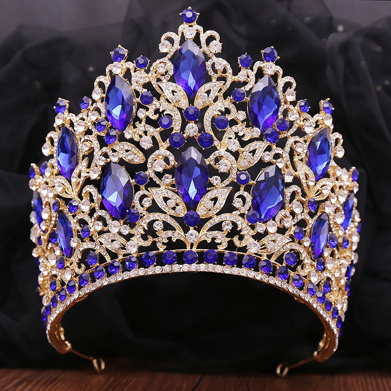 Luxury Wedding Tiaras For Bride Crystal Rhinestone