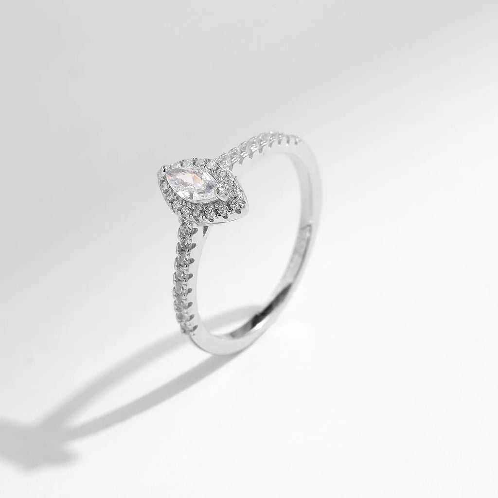 MODIAN Exquisite Luxury Marquise Cut CZ Ring 925