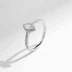 MODIAN Exquisite Luxury Marquise Cut CZ Ring 925