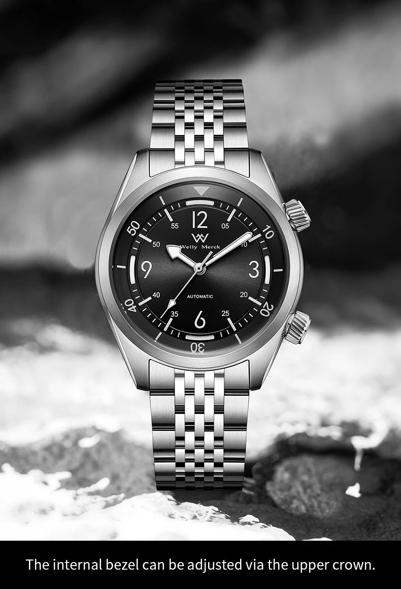 WM Watch Automatic Mechanical Watches Water Resist