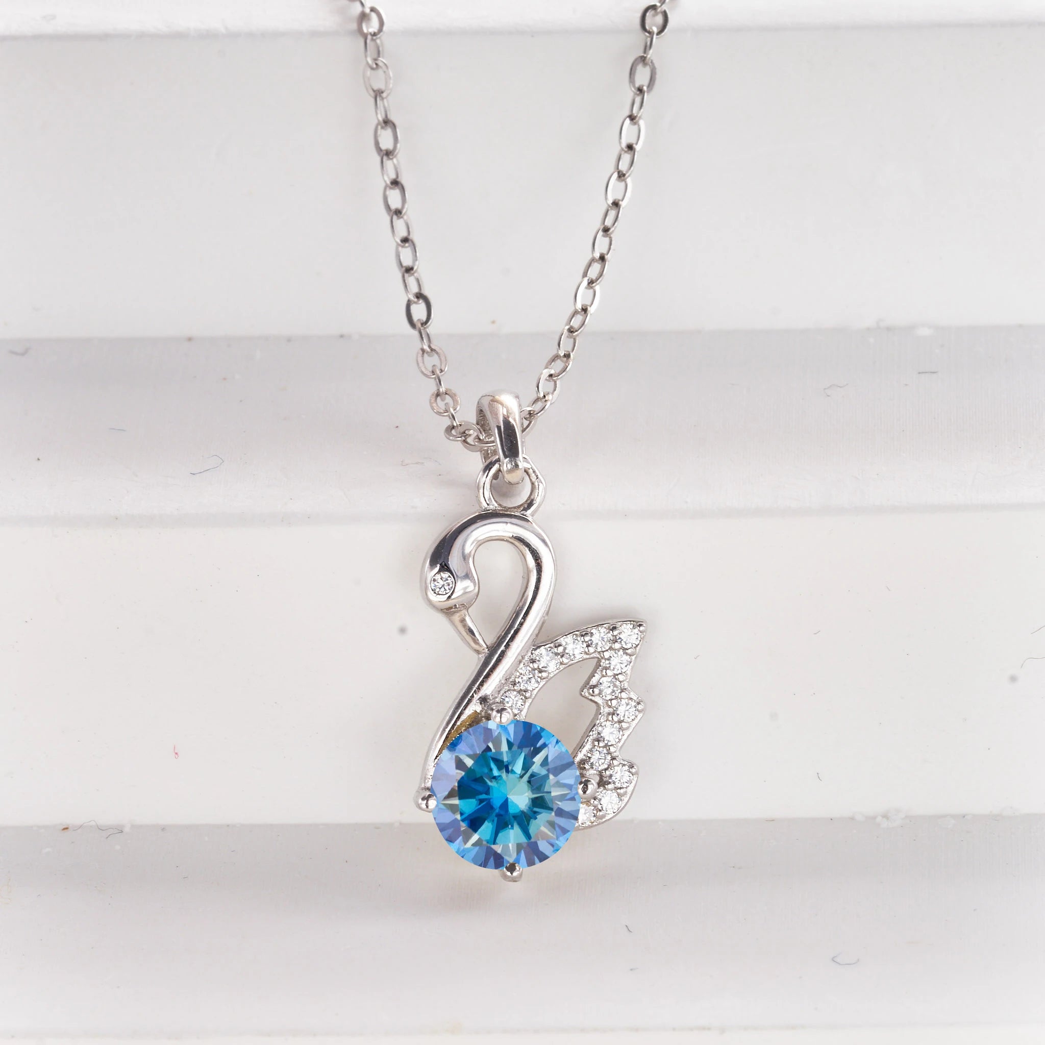 Real Moissanite Necklace 1CT 925 Sterling Silver