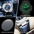 BINBOND precise quartz wristwatches for men luxury