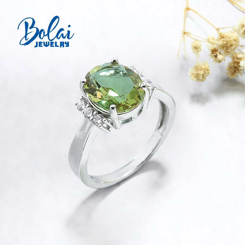 Simple design 925 Sterling silver ring  synthetic