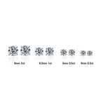 KNOBSPIN Moissanite Earring 0.2-2ct D VVS1 GRA