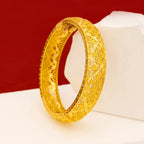Luxus 24K 9999 reines Gold echtes Gold Damen offene C-