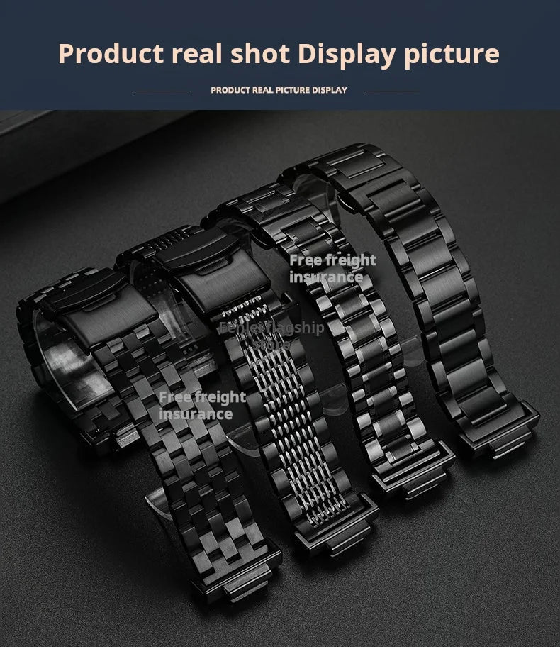 Quick Metal Modified watchband Case Suit For Casio.
