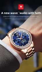Olevs 6695 NEW Men's Watches Full Multifunctional.