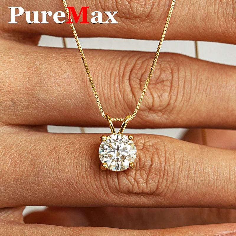 PureMax 1ct 2ct 3ct D Color VVS1 Moissanite Diamond