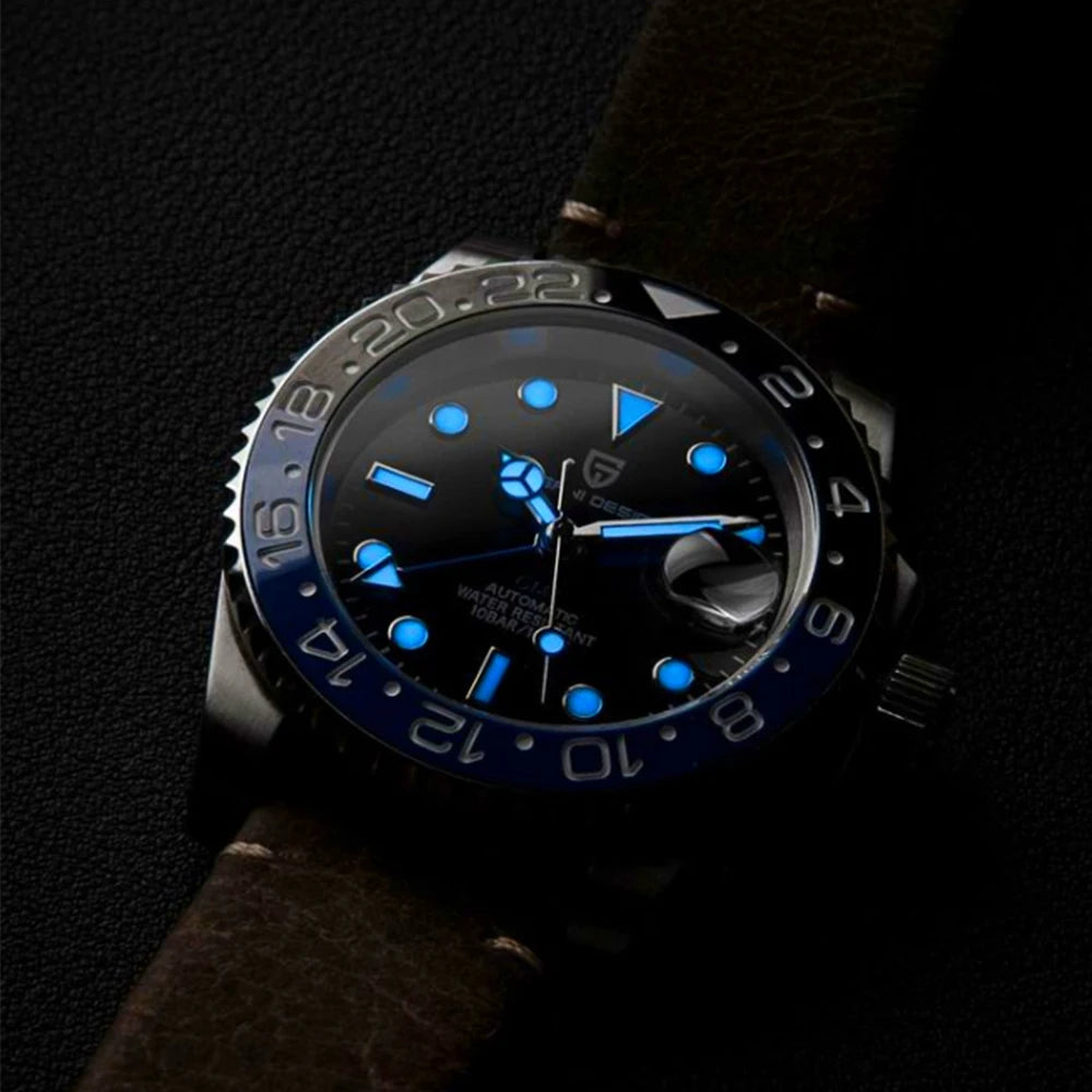 Pagani Design 40MM Ceramic GMT Automatic Watch