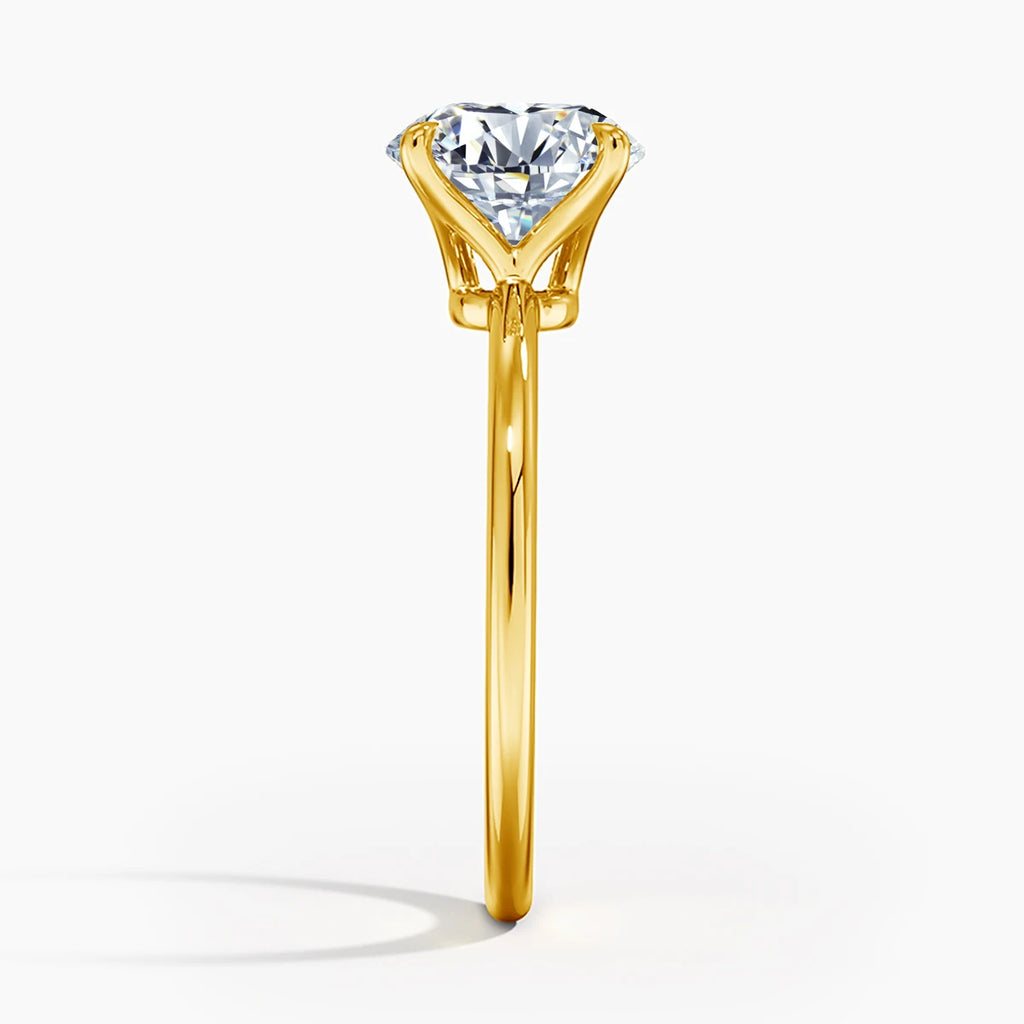 1ct 2ct 3ct 5ct D Color VVS1 Moissanite Ring Engag.