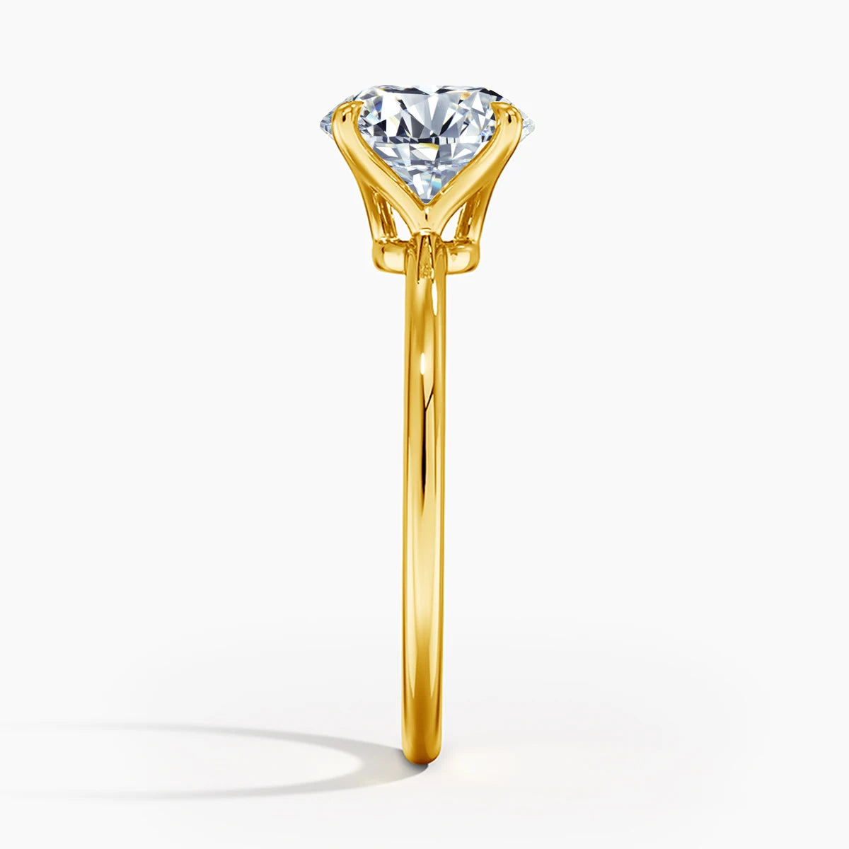 1ct 2ct 3ct 5ct D Color VVS1 Moissanite Ring Engag.