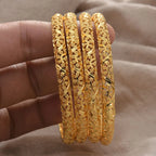 Bracelets Dubai Gold Color Bangles For Women Men Girls