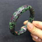 Red and Green Treasure Bracelet, Women's, Flat.