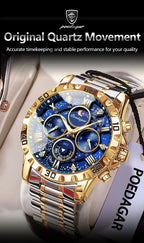 Poedagar Luxury Man Watch Waterproof Luminous.