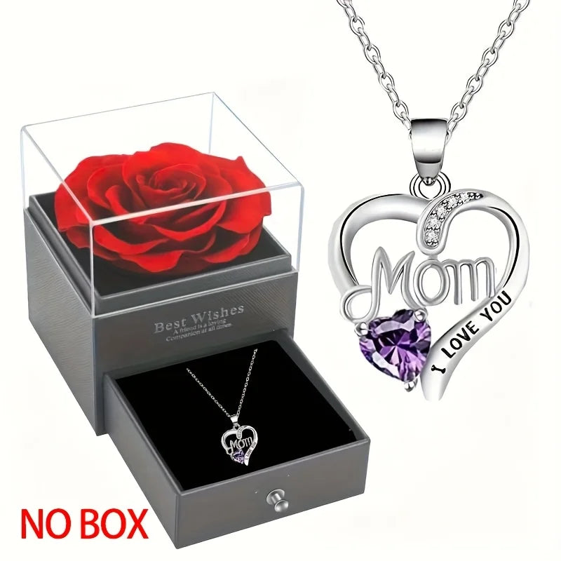 Elegant Style Heart shaped Pendant Necklace Hollow - YF1202-2 / United States