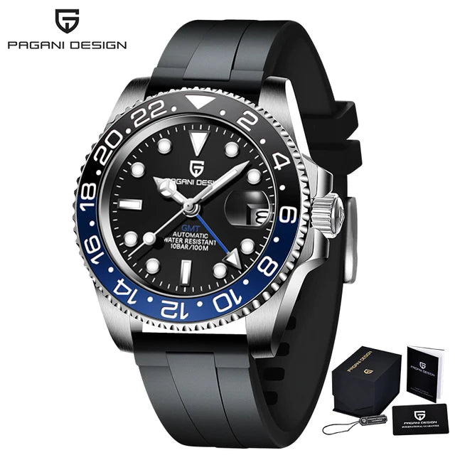 Pagani Design 40MM Ceramic GMT Automatic Watch