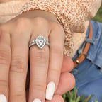 925 Sterling Silver New Women Ring Set Jewelry