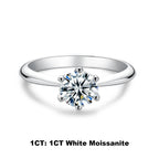 AnuJewel 1ct 2ct 3ct 5ct D-Farbe Moissanit Verlobungs