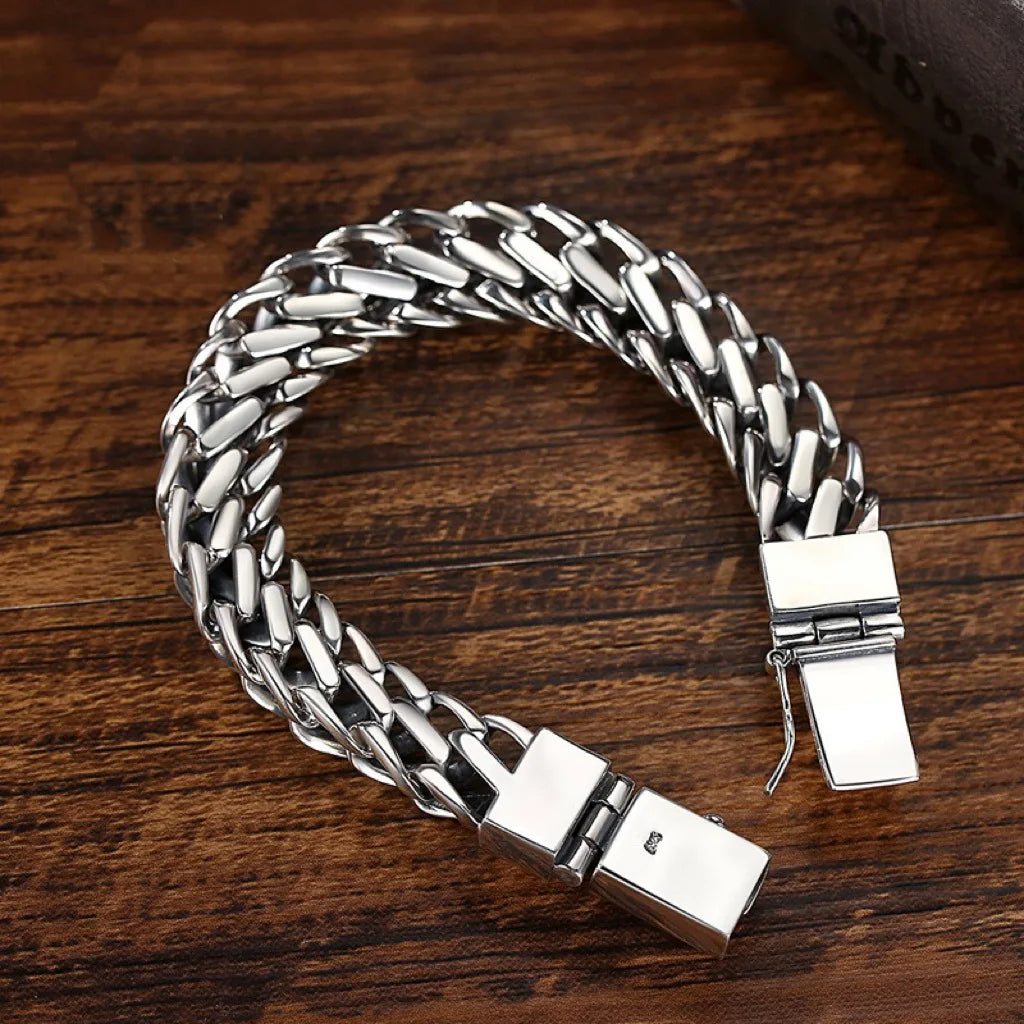 Great Sale 100% S925 Sterling Silver Punk Minimali
