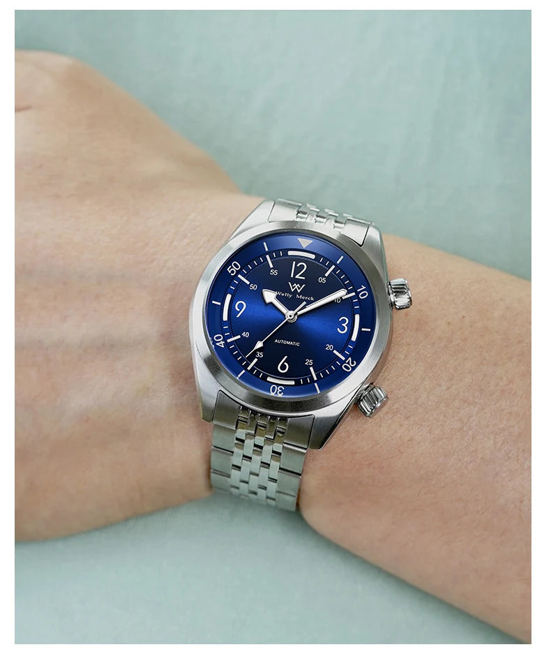 WM Watch Automatic Mechanical Watches Water Resist