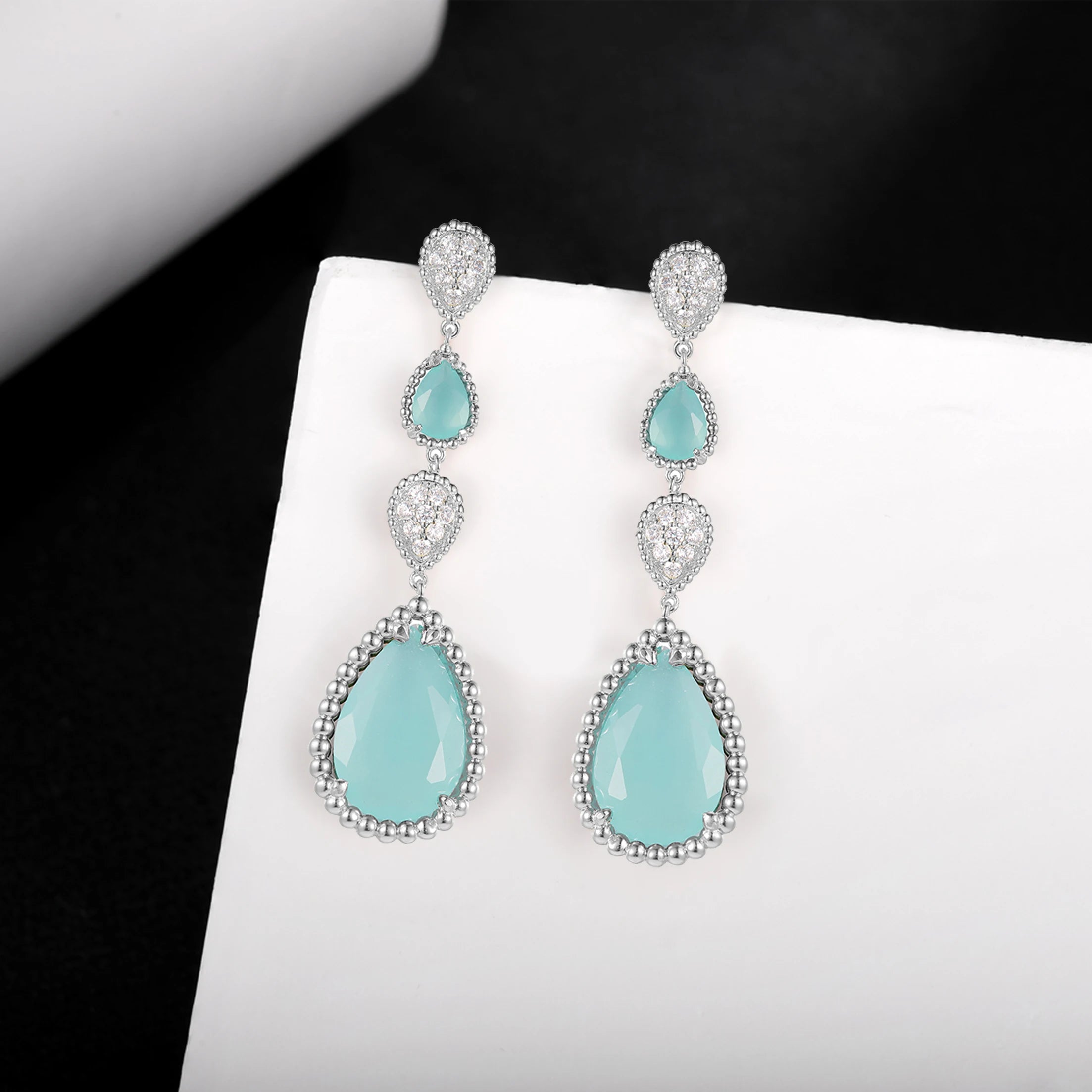 Apir Garnet Water Drop Earrings for Woman Bohemian