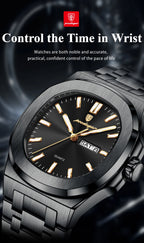 Poedagar Top Trendy Men's Watches Waterproof Lumin.