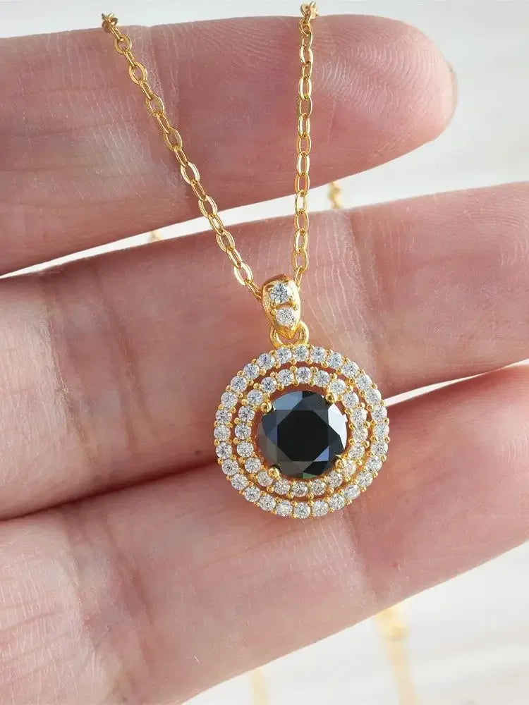 1.0 carat Certified D Color Moissanite Pendants
