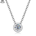 AnuJewel 4mm 0.3ct D Color Moissanite Round Brilliant - Black Gun Plated / China Mainland