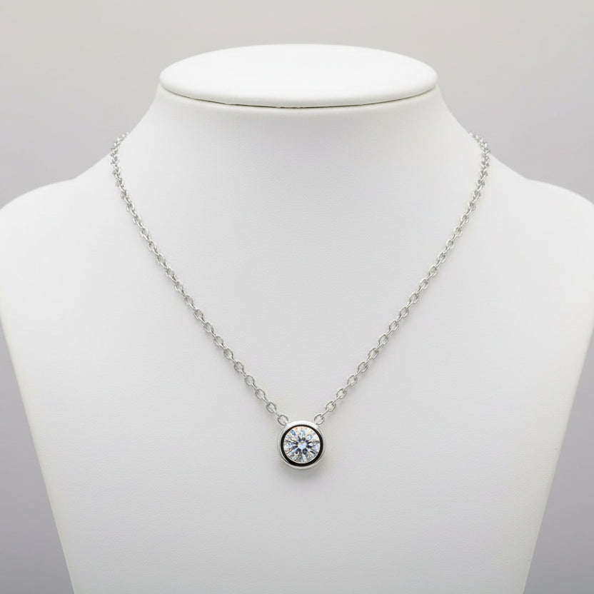 AnuJewel 4mm 0.3ct D Color Moissanite Round Brilliant