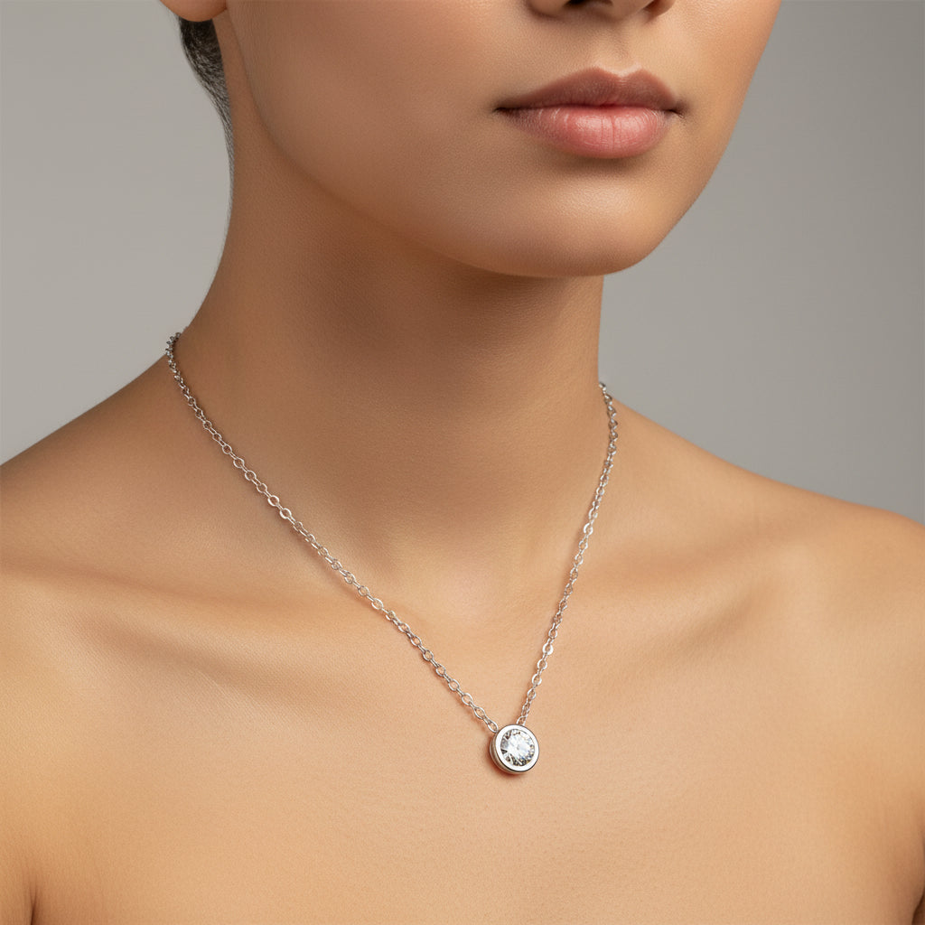 AnuJewel 4mm 0.3ct D Color Moissanite Round Brilliant