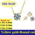 Diamant Moissanite pour Femme 0.5-3CT Couleur D VVS1
