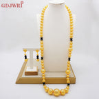 2024 Dubai Gold Color Jewelry Set Layered Necklace Big - BJ-1486-R1