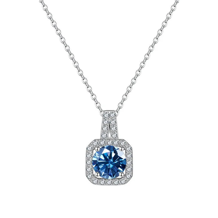 JoyceJelly Real S925 Sterling Silver 1 Carat Moiss