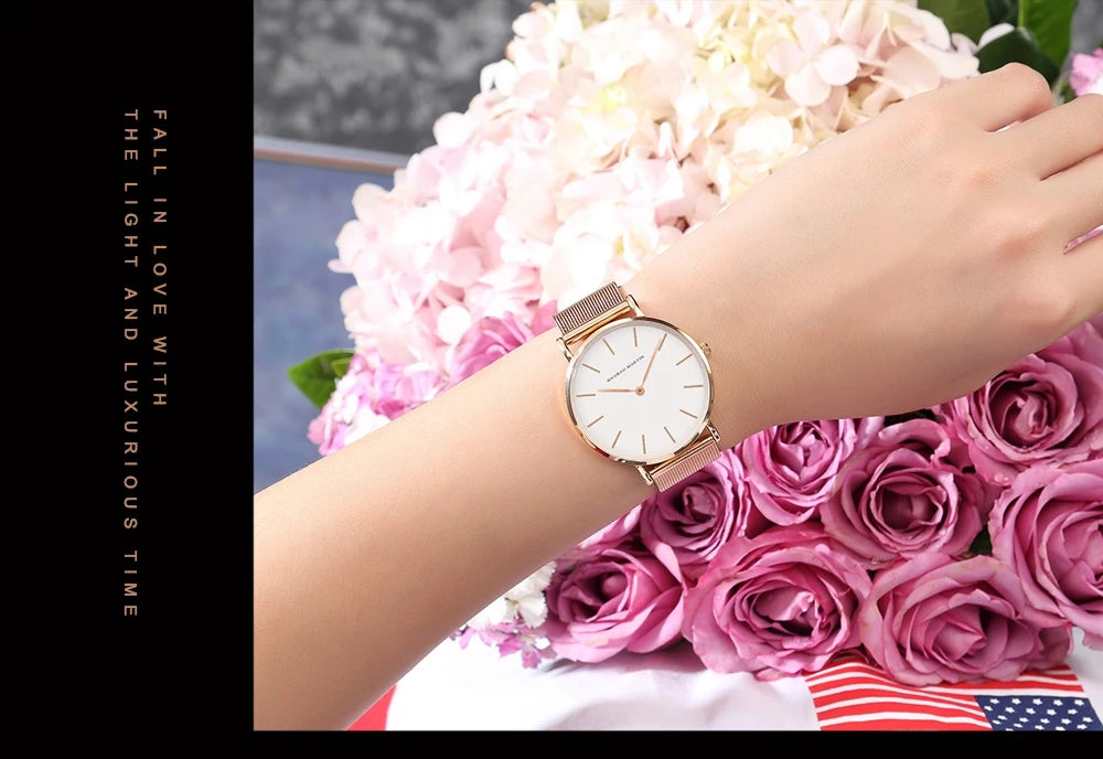 2023 New Women Bracelet Watch 1 Set Japan Quartz