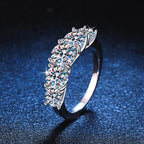 18k Plated 3.6CT All Moissanite Rings for Women 5