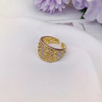 Dubai Damenschmuckset Klassisches Design 18k Gold