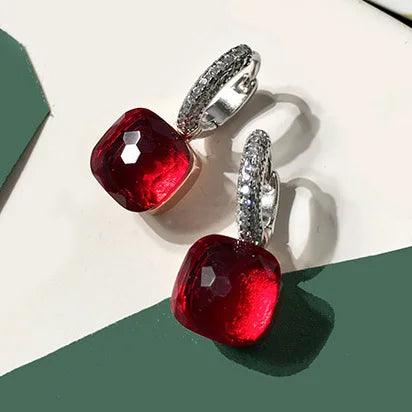 Pure 925 Sterling Silver Candy Style 21 Colors Pink - Red