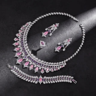 Hibride New Elegant and Personalized Pink Necklace
