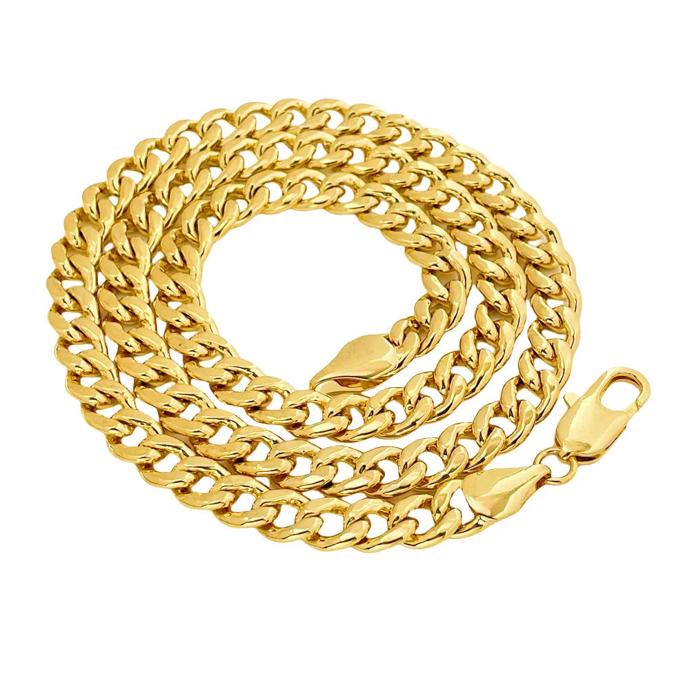 Luxury 24K 9999 Pure Gold real gold Men's wide