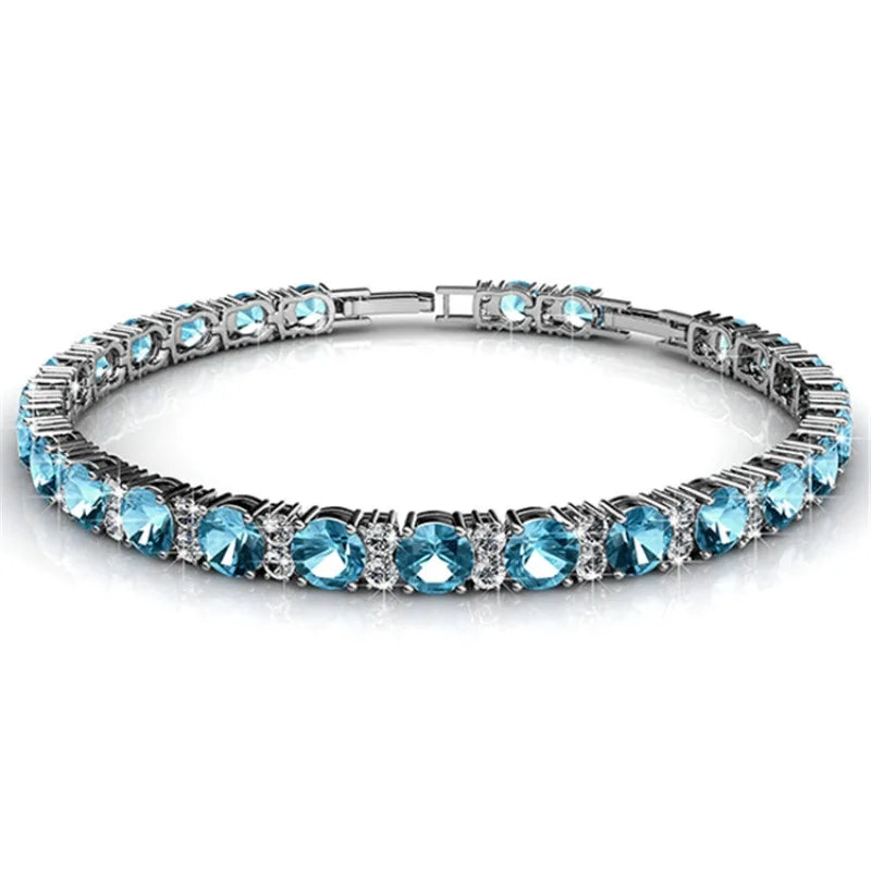 Daisini Tennis Bracelet Embellished with Premium