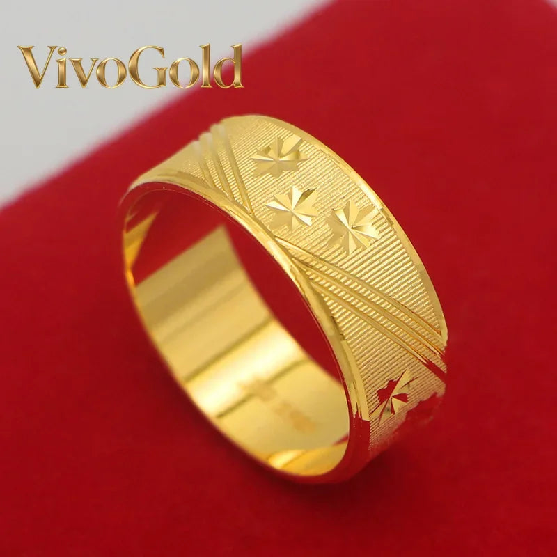 VivoGoldCouple men and women 9999 24K real gold