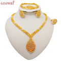 Dubai Women Gold Color Jewelry Sets African Wedding - BJ898-1-I4
