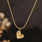 1pc 18K Gold-Tone Minimalist Stainless Steel Curved