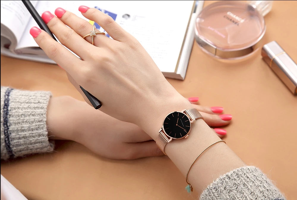 2023 New Women Bracelet Watch 1 Set Japan Quartz