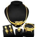 Dubai Women's Jewelry Set: Animal Design Leopard